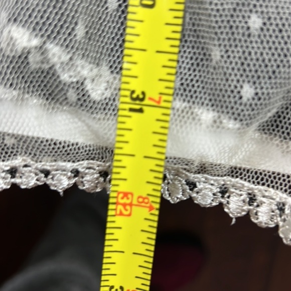 Joy Fashions Black Tunic Dress with Lace Overlay - Picture 9 of 9